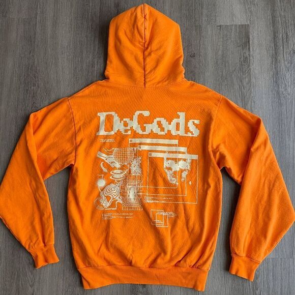 BTC DeGod Other - Original BTC DeGod Orange Hoodie Small​​​​​